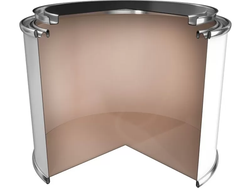 Банка металл 1л с прижимной крышкой, с покрытием