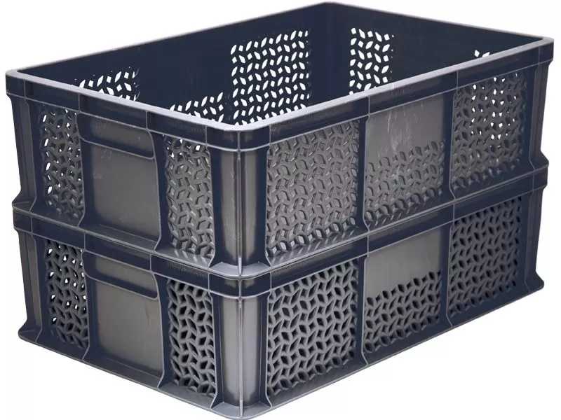 Ящик перфорированный 600×400×180 мм, объем 35 л., арт.: 706.02.02 м