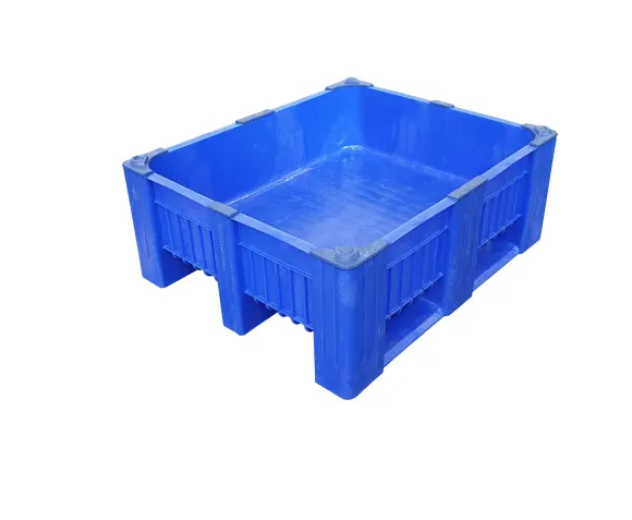 Контейнер п/э 1200х1000х460 сплошной, на 3 полозьях, код: 29050