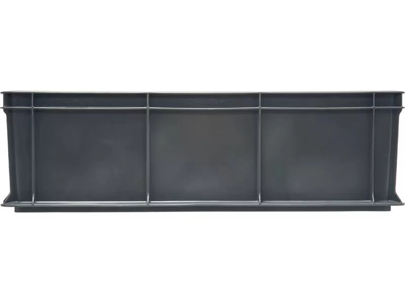 Ящик сплошной 600×400×140 мм, объем 27 л., арт.: 705.03.02 м, серый, код: 16407