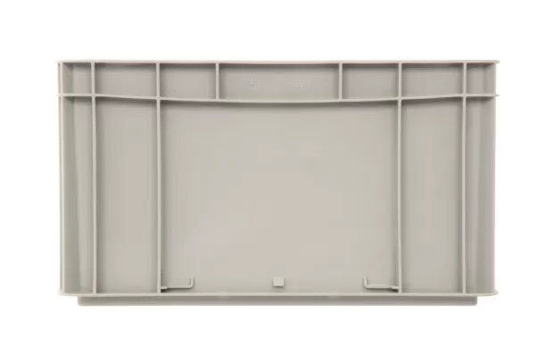 Ящик сплошной 400×300×220 мм, объем 21 л., арт.: ЕС 4322.1, серый, код: 14613