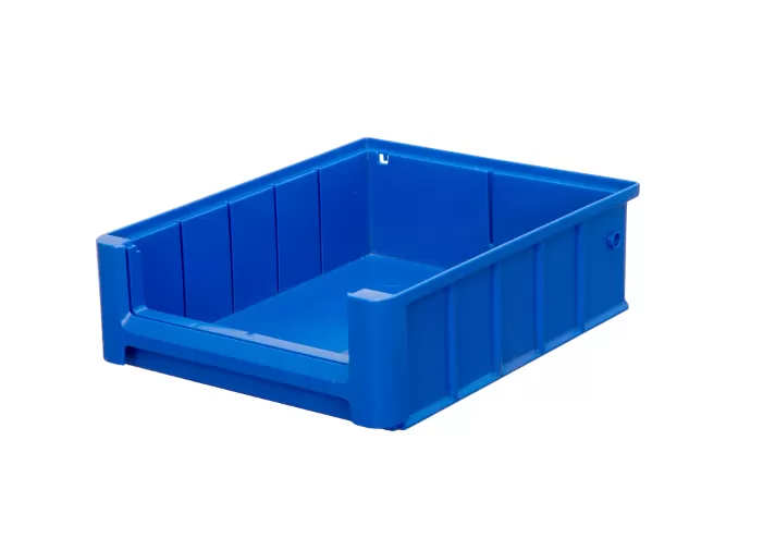 Ящик сплошной 300×234×90 мм, объем 6.32 л., арт.: SK 3209, синий, код: 12369