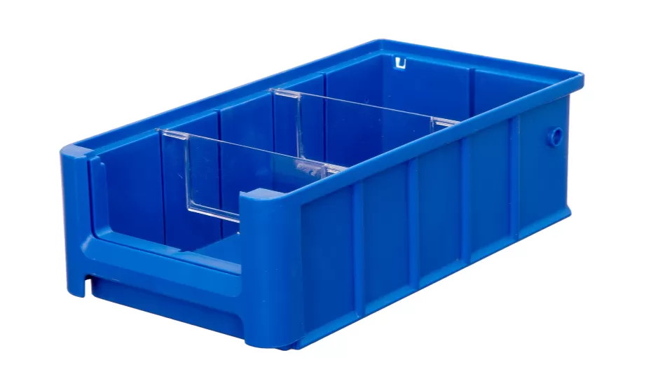 Ящик сплошной 300×155×90 мм, объем 4.19 л., арт.: SK 31509, синий, код: 12368