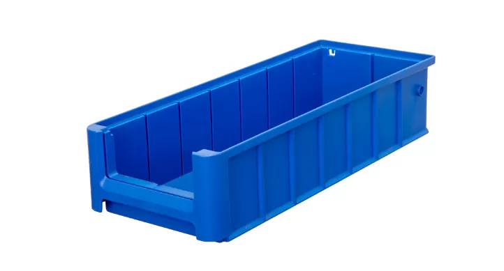 Ящик сплошной 400×155×90 мм, объем 5.58 л., арт.: SK 41509, синий, код: 12373