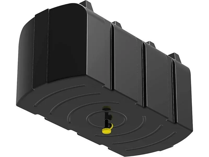 Пластиковый бак для душа 300 литров, арт.: Бак R 300, цвет: чёрный, код: 25915