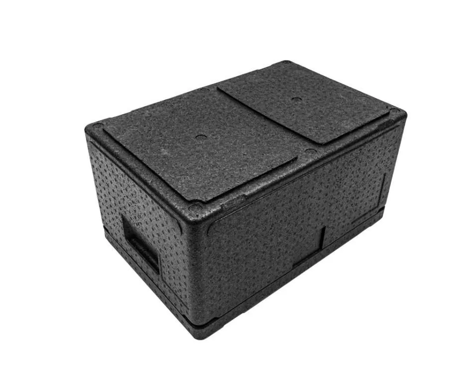 Контейнер 400х300х270 18л. изотермический, с датчиком температуры, с крышкой, плотность 55, код: 40417