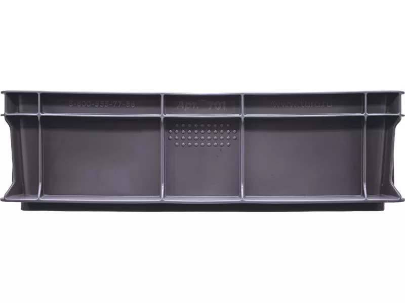 Ящик сплошной 400×300×120 мм, объем 10.6 л., арт.: 701.03.02