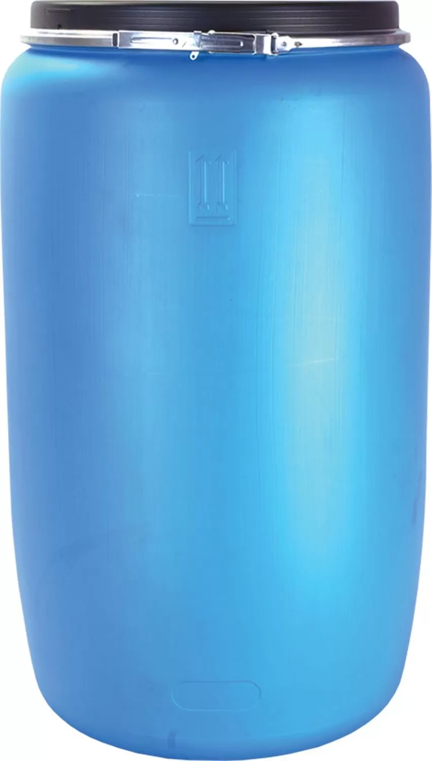 Пластиковая бочка 227 литров с крышкой