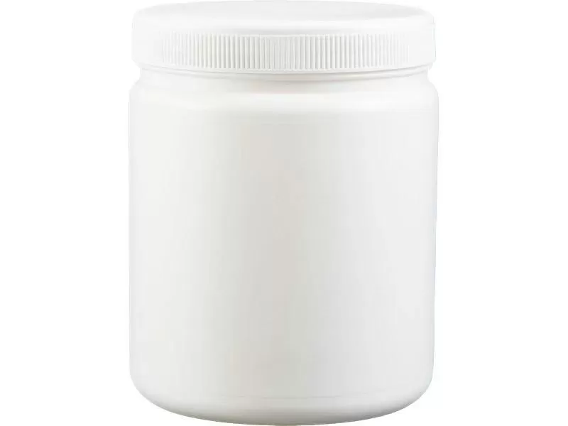 Банка п/э 0,95л. круглая, с крышкой, код: 32155