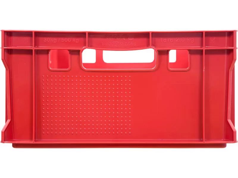 Ящик мясной 600х400х200 сплошной, дно гладкое