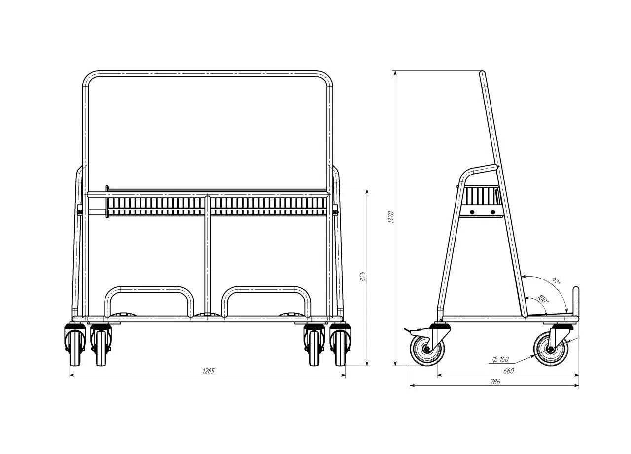 Тележка для длинномеров