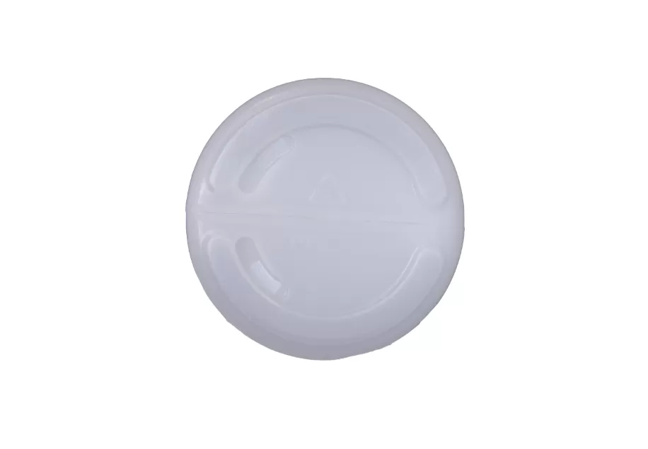 Бутыль 250мл круглая двухкамерная с пробкой и клапаном-дозатором, код: 35309