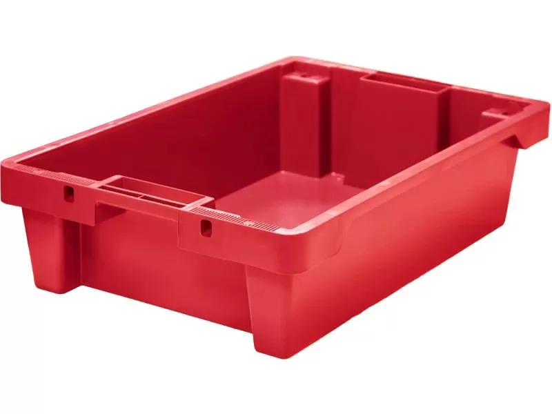 Ящик полимерный 600х400х150 сплошной без отверстий, код: 34914