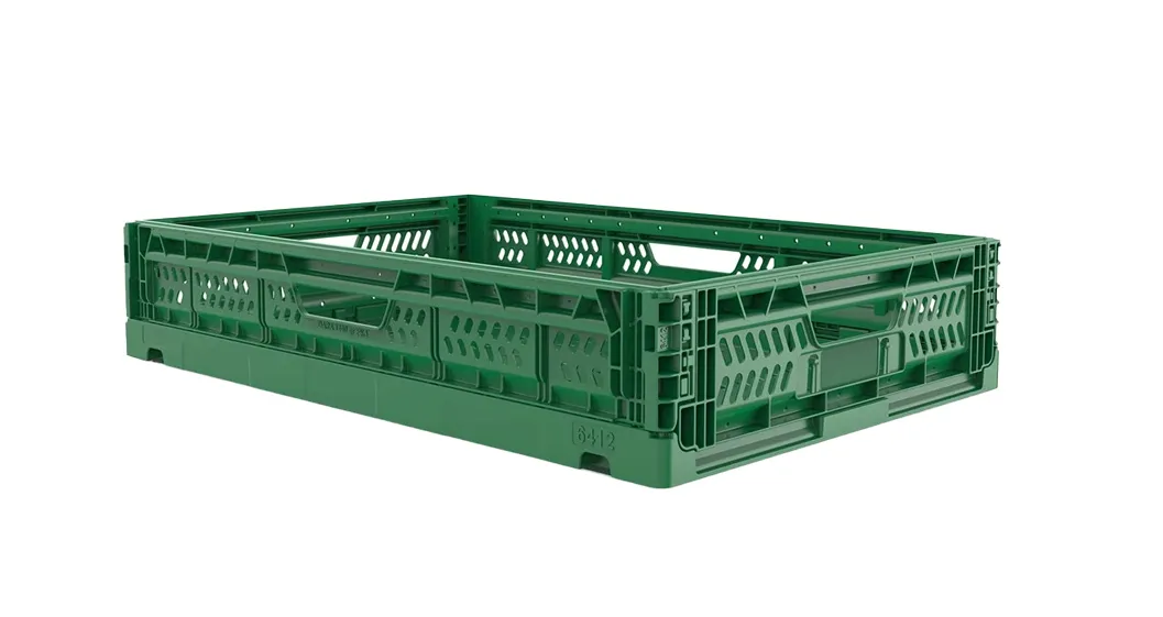 Ящик 600х400х120 складной, перфорированный, код: 38570