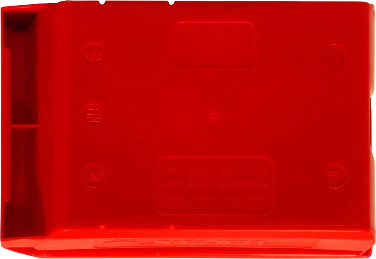 Ящик сплошной 170×105×75 мм, объем 1.34 л., арт.: 5001, красный, код: 10034