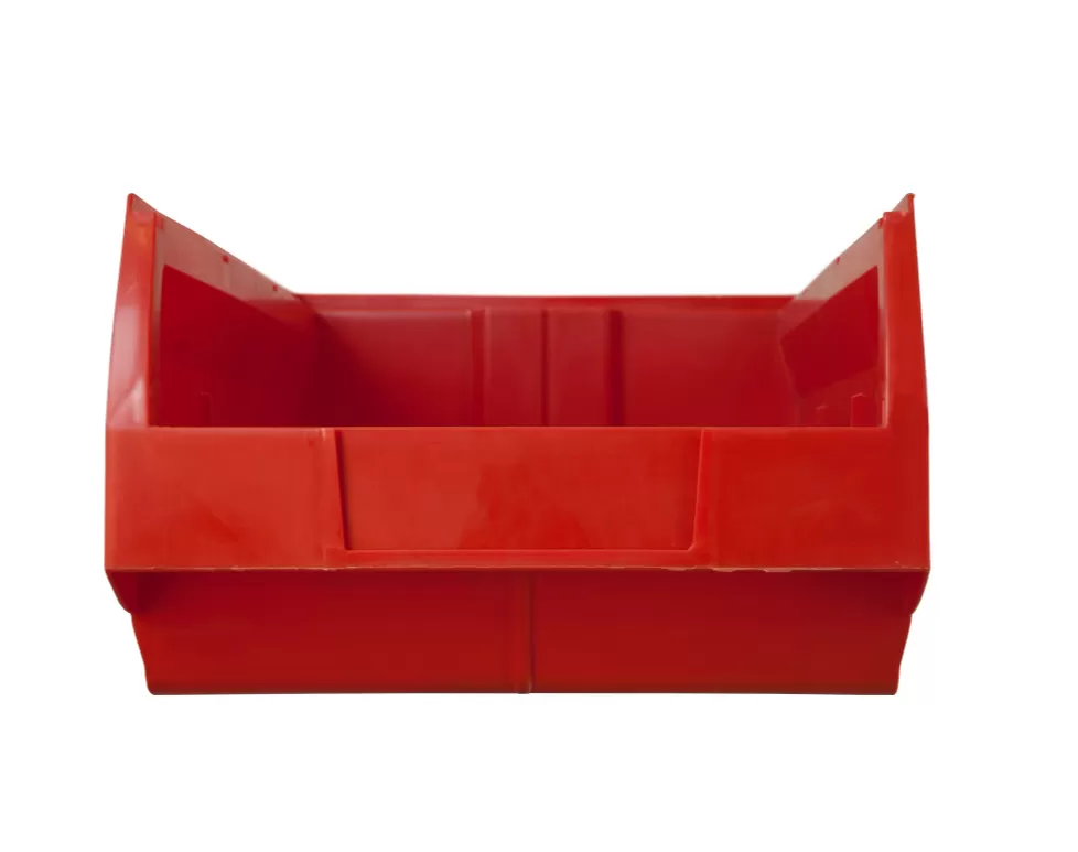 Ящик сплошной 500×310×200 мм, объем 31 л., арт.: 5005, красный, код: 10042