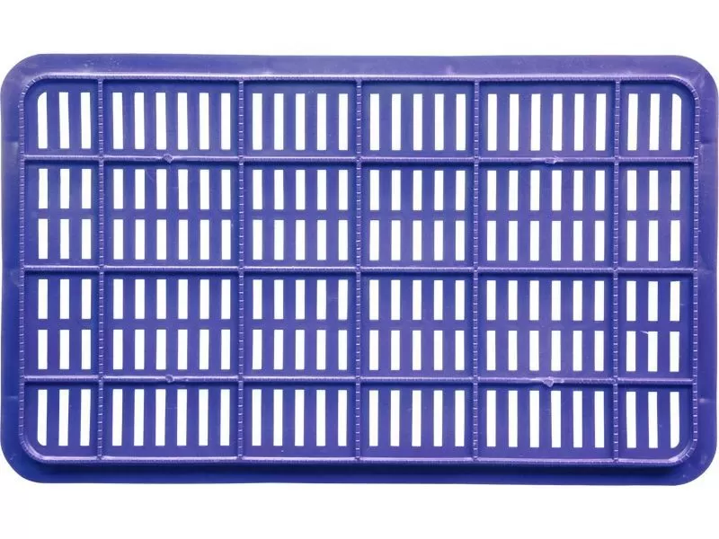 Ящик перфорированный 500×300×264, арт.: 112, объём 39.6, синий, код: 01541