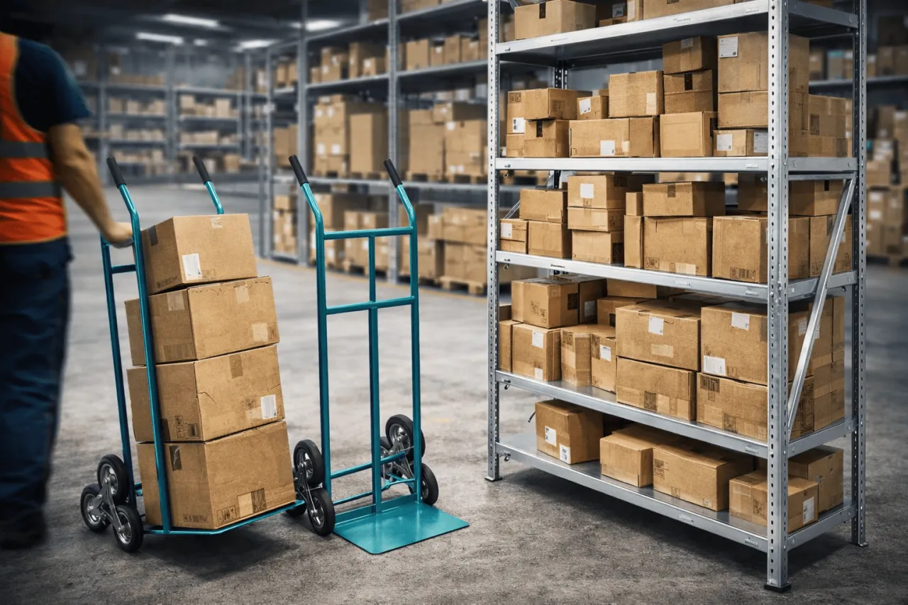 Как грамотно комбинировать стеллажи и тележки для ускорения отгрузки