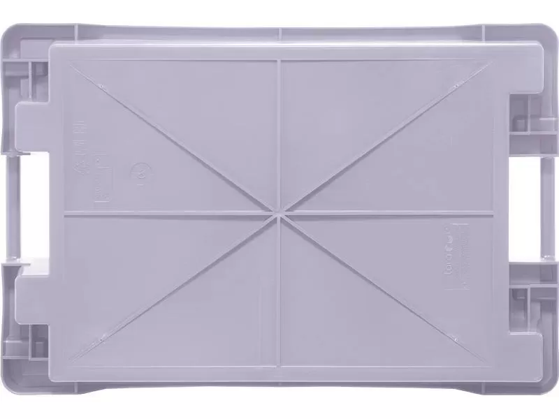 Ящик полимерный 600х400х150 сплошной без отверстий, код: 34913