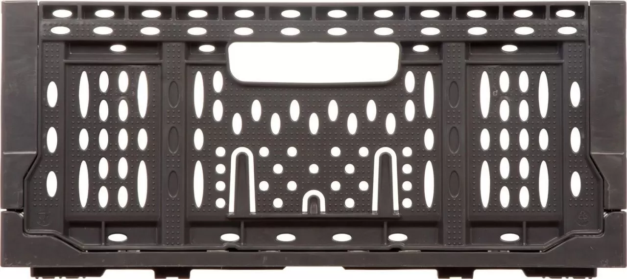 Ящик перфорированный 600×400×170, арт.: 6417 А, объём 40.8, серый, код: 14568