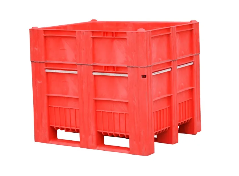 Контейнер п/э 1200x1000x1035 сплошной, на 3 полозьях, код: 33941