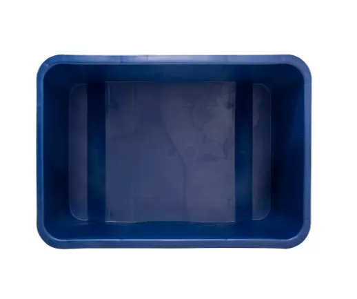 Ящик сплошной 710×500×455 мм, объем 122 л., арт.: 425, синий, код: 00964