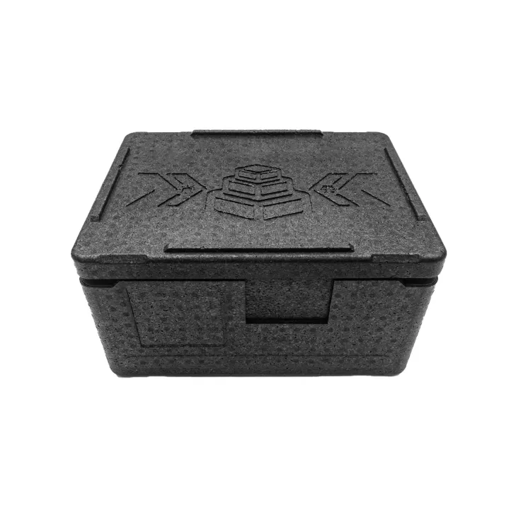 Термоконтейнер 400х300х220 14л. с крышкой, плотность 55, код: 32779