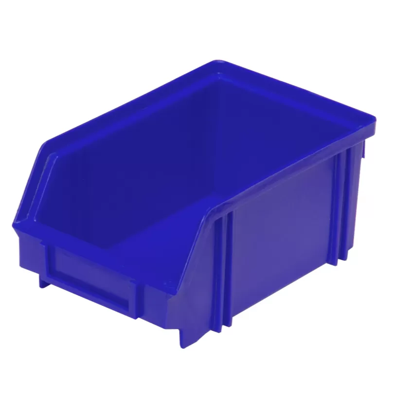Ящик сплошной 170×105×75 мм, объем 1.34 л., арт.: 7968, синий, код: 01706