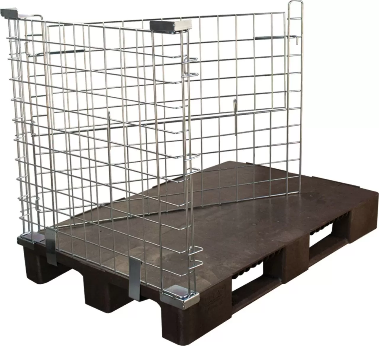 Контейнер металлический оцинкованный на паллете 1200х800х1030 мм, арт. КМБ, код: 08552