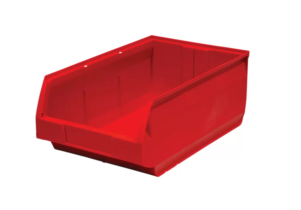 Ящик сплошной 500×310×200 мм, объем 31 л., арт.: 5005, красный, код: 10042