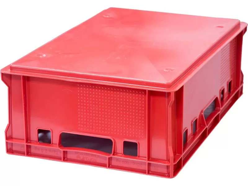 Ящик мясной 600х400х200 сплошной, дно гладкое, код: 22510