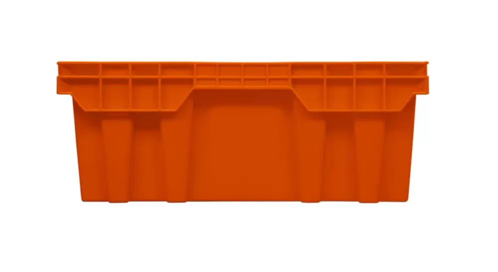 Ящик перфорированный 600×400×152, арт.: 403-1, объём 27, красный, код: 15748