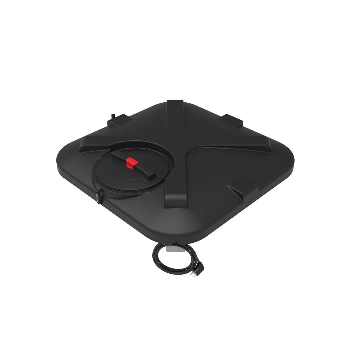 Пластиковый бак для душа 100 литров с подогревом, арт.: Б-100, цвет: чёрный, код: 19340