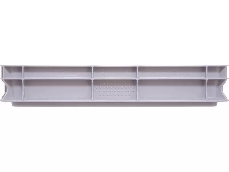 Ящик сплошной 400×300×75 мм, объем 6.4 л., арт.: 700.03.02 ГД, серый, код: 27597