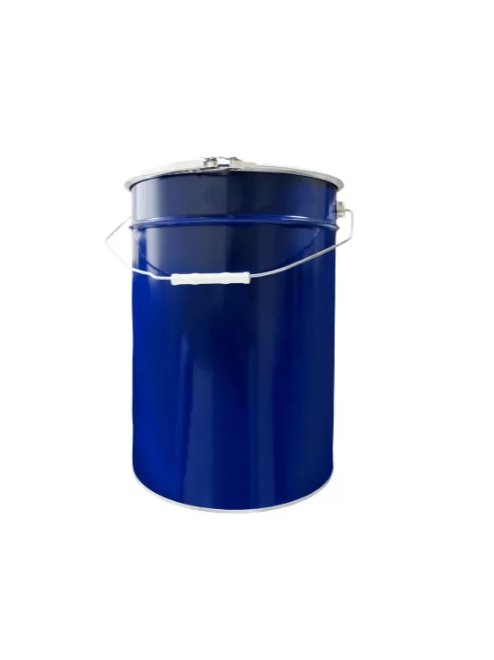 Ведро металл 25л. с крышкой и обручем, с покрытием внутри, арт. ВМо 25с с покрытием (Б), код: 28133