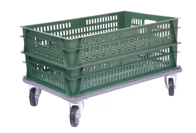 Тележка для ящиков арт.: ТЛ-7040-1, серый, код: 23083