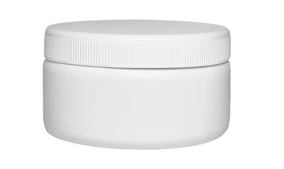 Банка п/э 0,3л. круглая, с крышкой и прокладкой под запайку, код: 40740