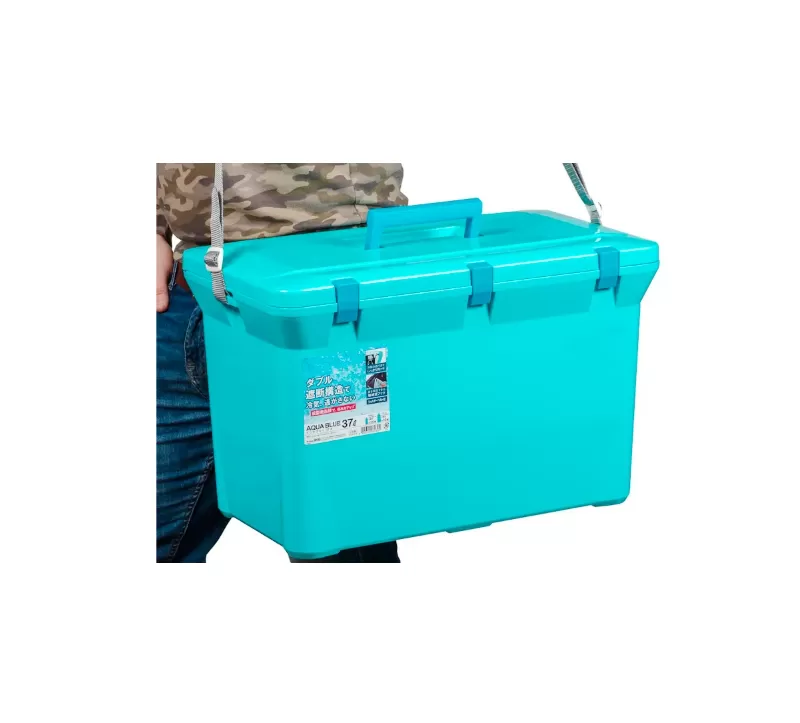 Изотермический контейнер 37л. с плечевым ремнемсиний, код: 29600