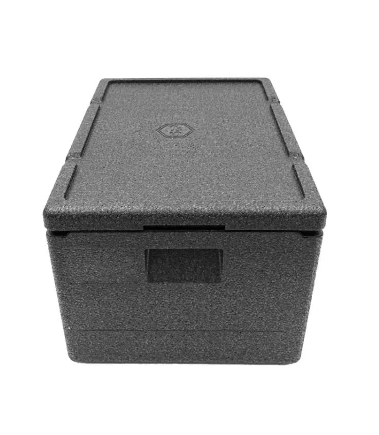 Термоконтейнер 600х400х320 46л. с крышкой, плотность 40, код: 33113