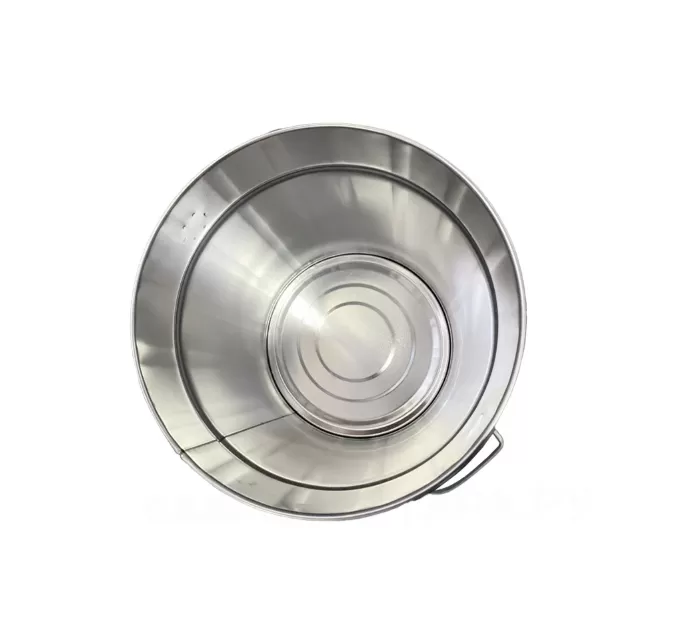 Ведро металлическое 10 л крышка-корона, арт. ВМк 10с, код: 17733