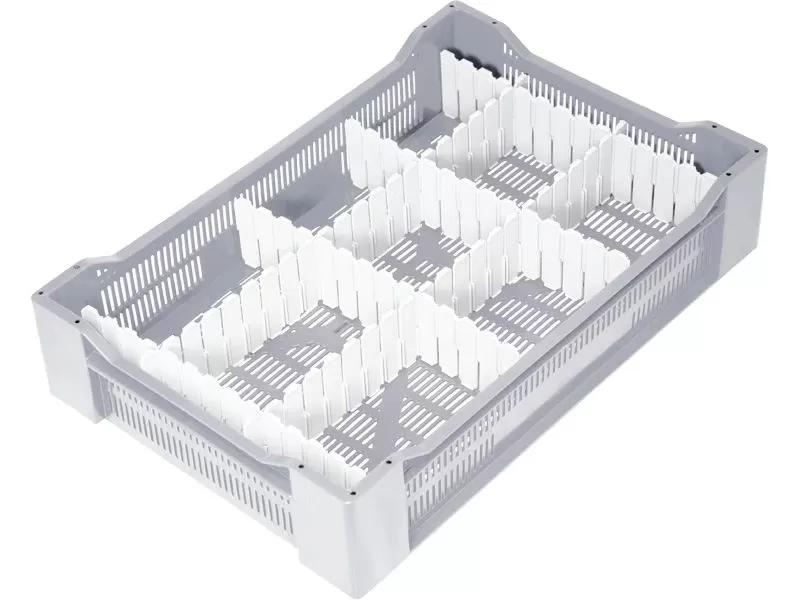 Ящик перфорированный 600×400×135, арт.: 119, объём 32.4, натуральный, код: 02493