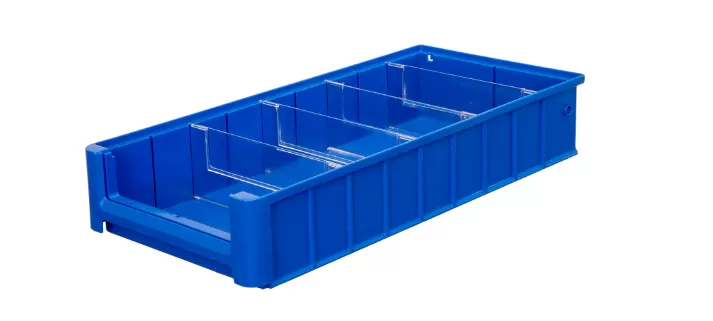 Ящик сплошной 500×234×90 мм, объем 10.53 л., арт.: SK 5209, синий, код: 12380