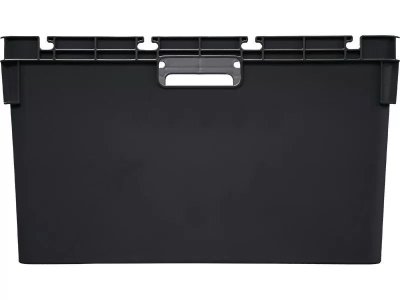 Ящик сплошной 600×400×340 мм, объем 60 л., арт.: 4-6434-1, чёрный, код: 25199