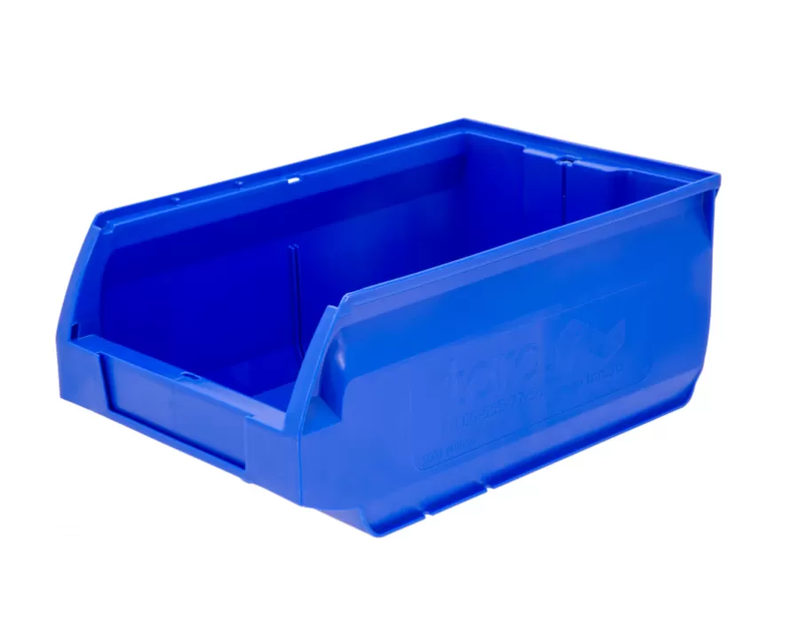 Ящик сплошной 350×230×150 мм, объем 12.08 л., арт.: 5003, синий, код: 10037