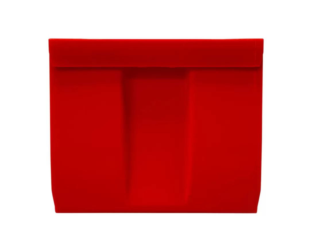 Ящик сплошной 250×150×130 мм, объем 4.88 л., арт.: 5002, красный, код: 10036