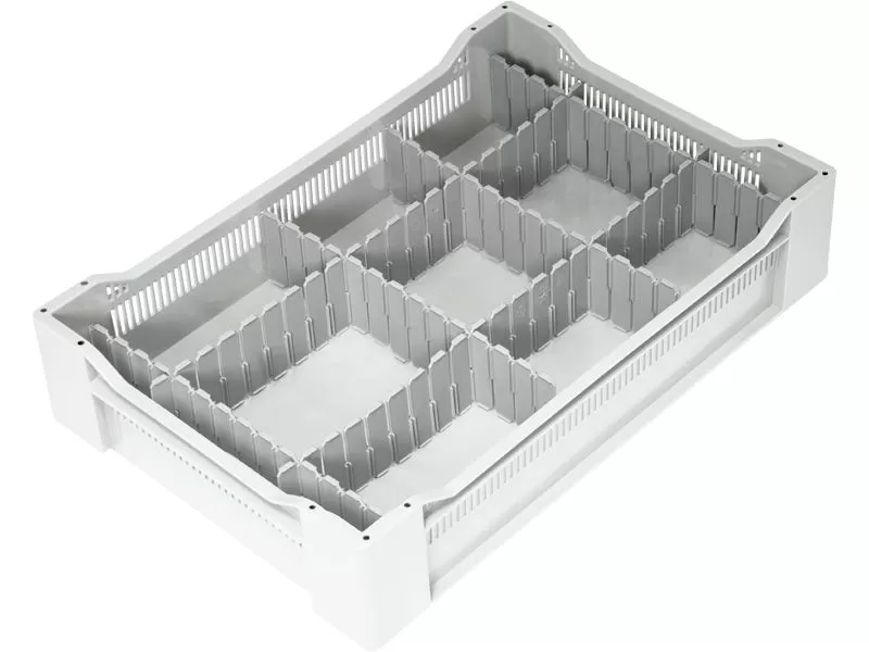 Ящик перфорированный 600×400×135, арт.: 120, объём 32.4