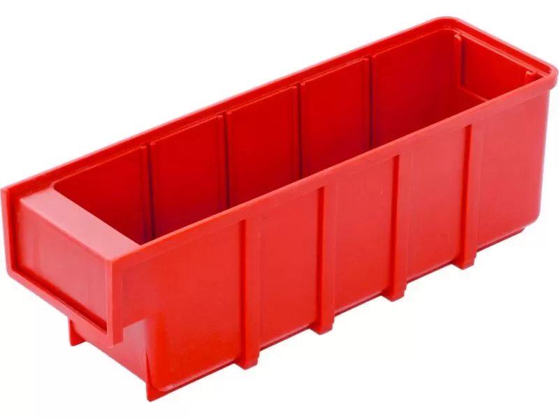 Ящик сплошной 300×92×100 мм, объем 2.76 л., арт.: 6005, красный, код: 15363