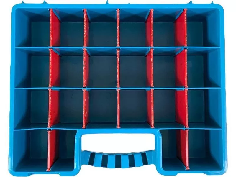 Органайзер 407х340х112 с разделителями, 22 ячейки, код: 36999