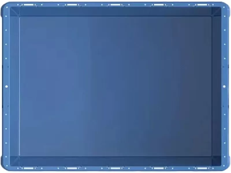 Ящик п/п 800х600х450 6,1кг. сплошной, конусный, на полозьях, код: 34269