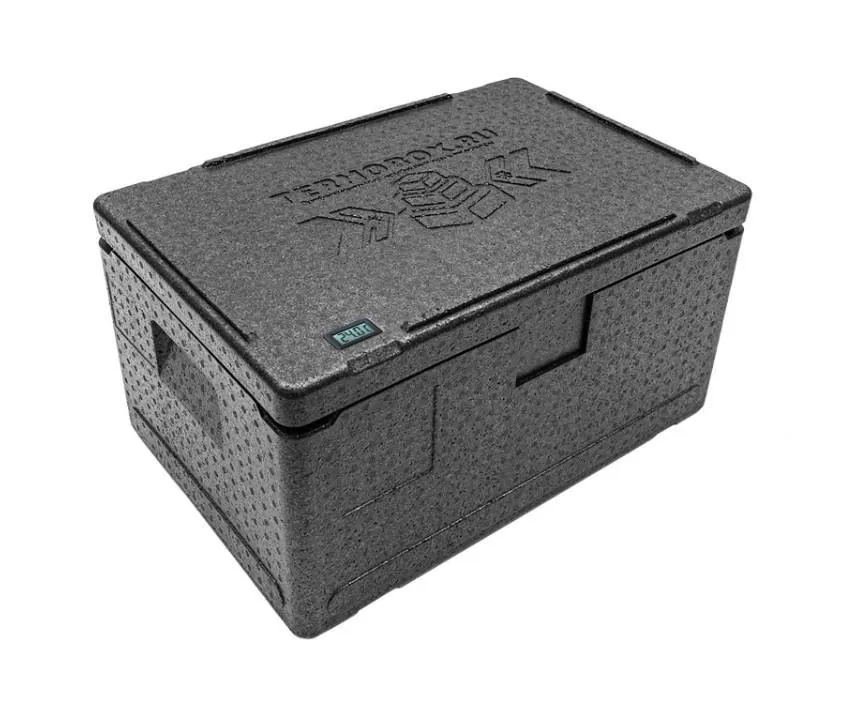 Контейнер 400х300х270 18л. изотермический, с датчиком температуры, с крышкой, плотность 55, код: 40417